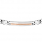 Morellato Motown bracelet ss w ip rg pattern 22cm maschile