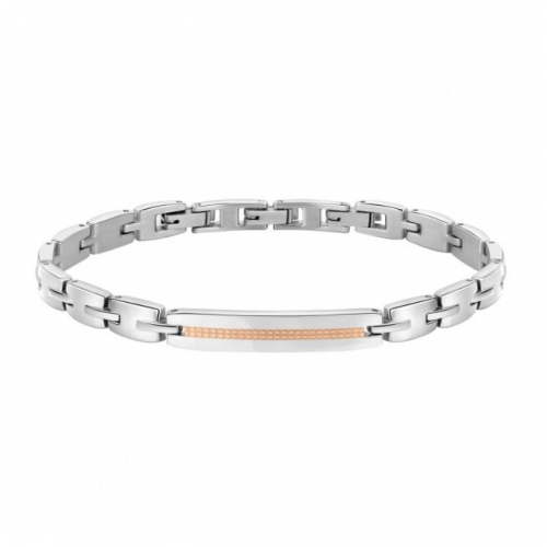 Morellato Motown bracelet ss w ip rg pattern 22cm maschile