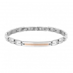Morellato Motown bracelet ss w ip rg pattern 22cm maschile
