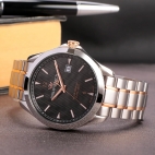 Philip Watch Blaze 41mm 3h black dial br ss+rg uomo R8253165005