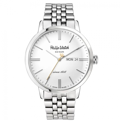 Philip Watch Grand archive 1940 43mm 3h whi dial br s maschile