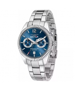 Sector 240 gents 41mm mult blue dial ss br uomo R3253240006