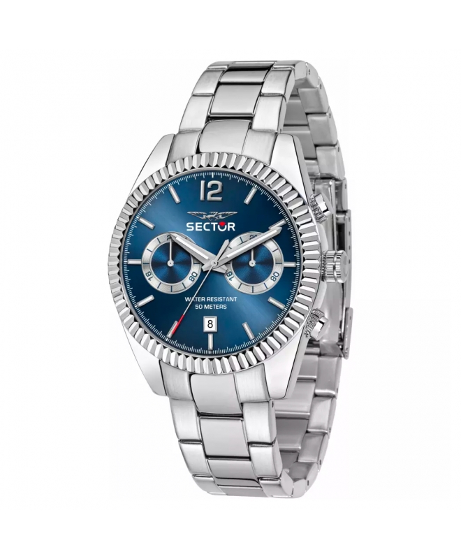 Sector 240 gents 41mm mult blue dial ss br uomo R3253240006 - galleria 1