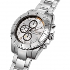 Sector 450 43mm chr silverwht dial br ss