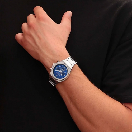 Sector 960 43mm chr blue dial br ss maschile R3273628003
