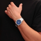 Sector 960 43mm chr blue dial br ss maschile R3273628003