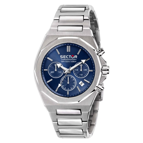 Sector 960 43mm chr blue dial br ss maschile R3273628003