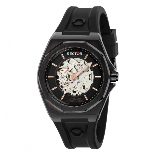Sector 960 43mm auto black dial black st maschile R3221528001