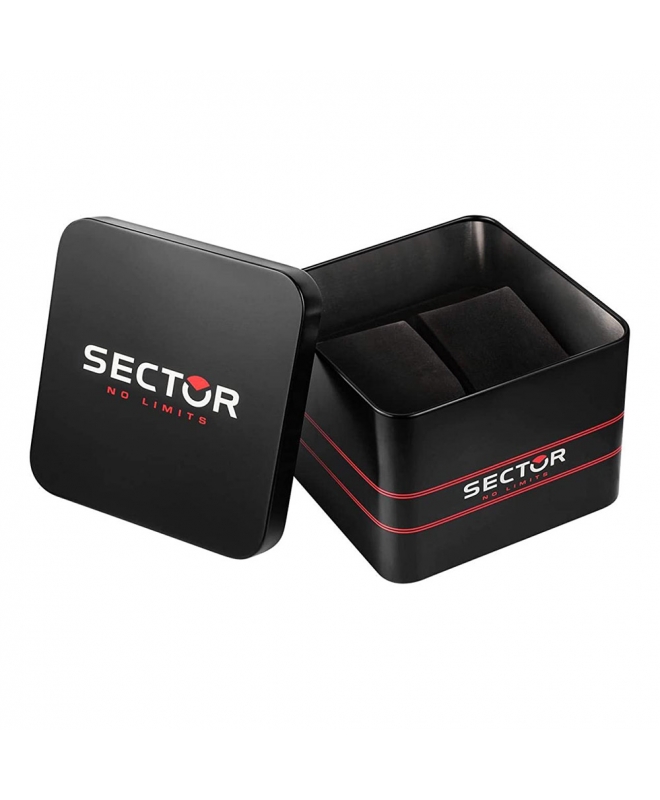 Sector No Limits Orologio Uomo Collezione 960 – Automatico, Cassa 43mm, Nero PVD E Silicone (R3221528001)