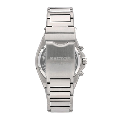 Sector 960 43mm chr white silver dial br ss maschile R3273628004