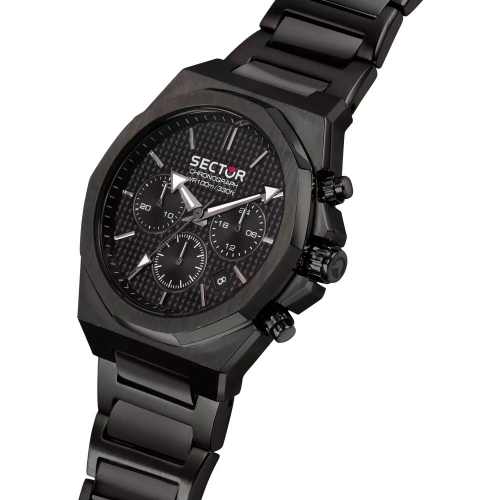 Sector 960 43mm chr black dial br black maschile R3273628001
