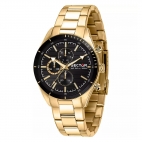 Orologio SECTOR 770 multi funzione dorato / nero - 44 mm