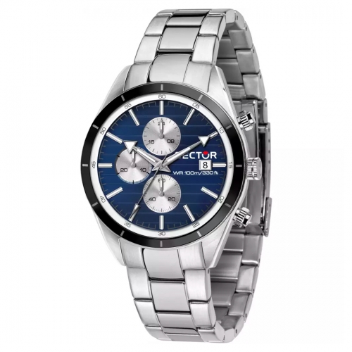 Sector 770 44mm chro blue dial br ss maschile R3273616007