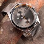 Sector 770 44mm mult gun dial mesh br ss maschile R3253516005