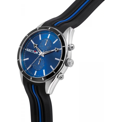 Sector 770 44mm mult blue dial black+blue strap uomo R3251516004