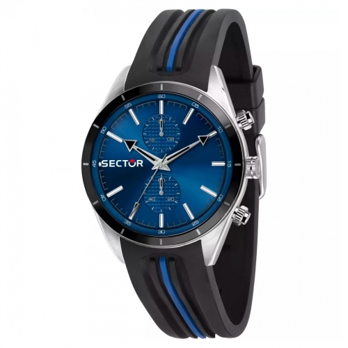 Sector 770 44mm mult blue dial black+blue strap uomo R3251516004