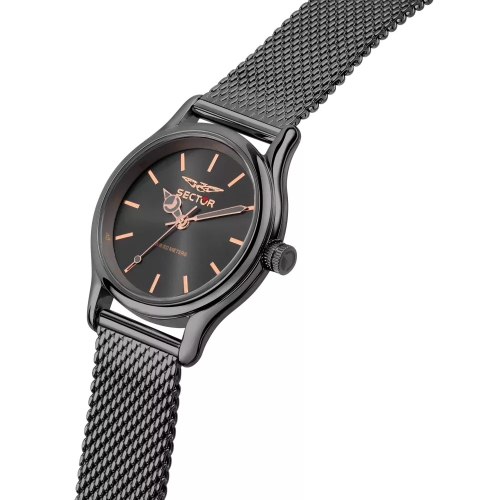 Sector 660 36mm 3h l.gun dial mesh br l.gun femminile