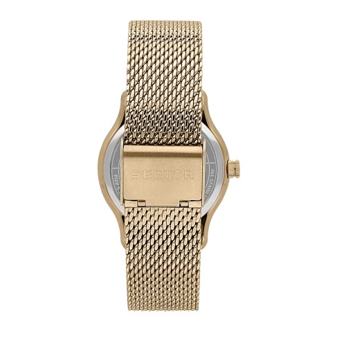 Sector 660 36mm 3h beige dial mesh br beige femminile