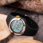 Sector Ex-25 38mm digital black dial blk sil st maschile