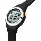Sector Ex-25 38mm digital black dial blk sil st maschile