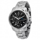 Orologio MASERATI uomo Successo Solar cronografo acciaio / nero