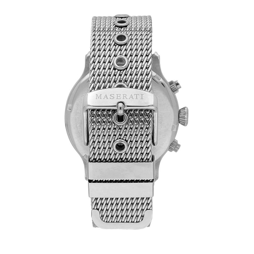 Maserati Epoca ext 42mm chr wsilver dial mesh ss maschile