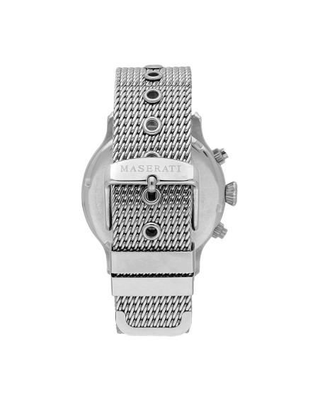 Maserati Epoca ext 42mm chr wsilver dial mesh ss maschile