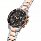 Maserati Sfida 44mm chr gun dial br ss+rg