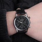 Trussardi T-light 43mm multi black dial black st