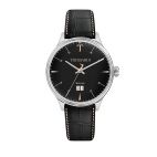 Trussardi T-complicity 41mm 3h black dial black st