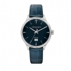 Trussardi T-complicity 41mm 3h blue dial blue stra