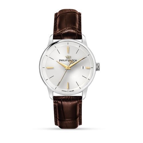 Philip Watch Anniversary 40mm 3h wht sunr dial...