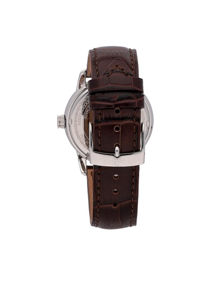 Philip Watch Anniversary 40mm 3h wht sunr dial brw st