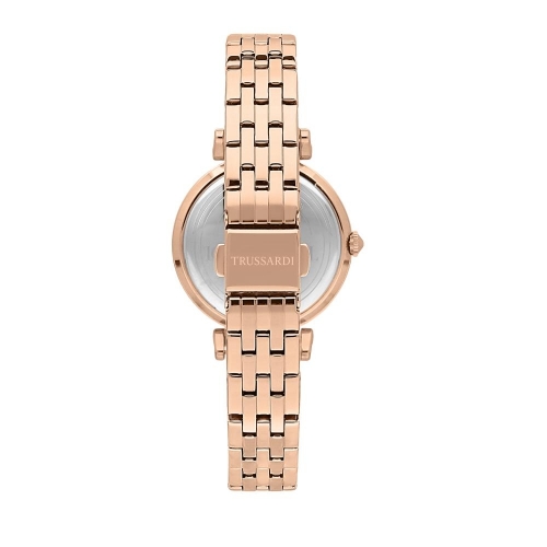 Trussardi T-twelve 34mm 3h rose gold dial br rg