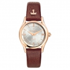 Trussardi T-light 32mm 2h w/silver dial brown st