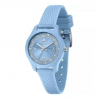 Orologio MORELLATO donna Soft  gomma azzurro / crystal