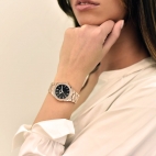 Morellato Ego 33mm 3h black dial br rg