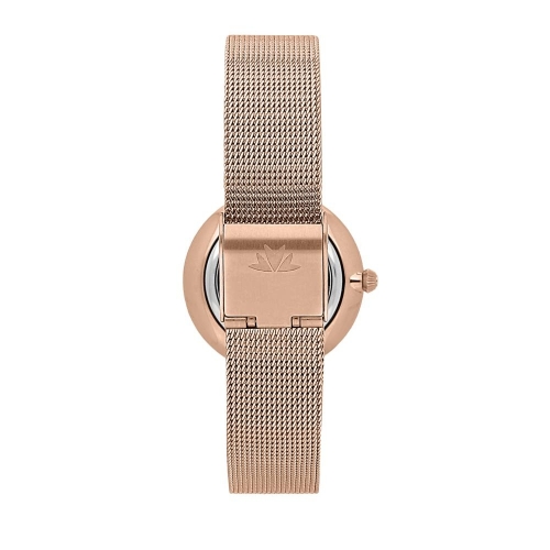 Morellato Shine 30mm 3h black dial mesh br rg femminile