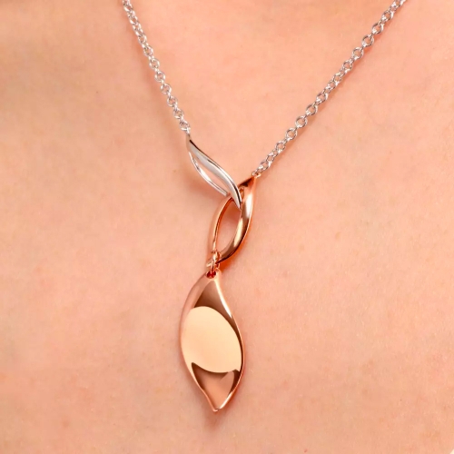 Morellato Foglia long pendant arg.925 ss & rg femminile SAKH46