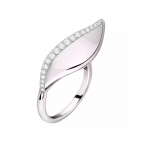Morellato Foglia an. ss zircons s.18 arg.925 femminile SAKH38018