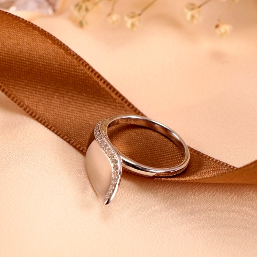 Morellato Foglia an. ss zircons s.18 arg.925 femminile SAKH38018