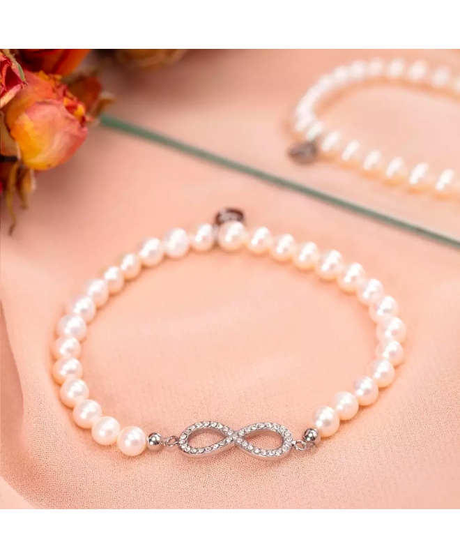 Micory Bracciale Infinito Donna In Argento 925: Gioiello Simbolo Con Cofanetto Regalo - Idea Regalo - 4
