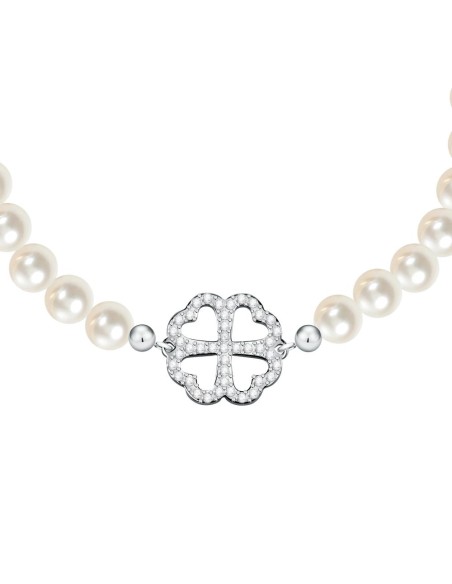 Bracciale MORELLATO Gioia perle quadrifoglio