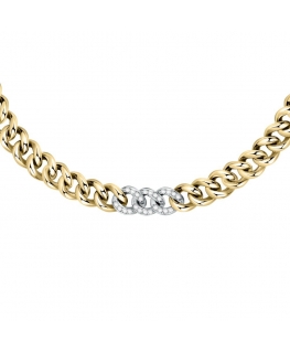 Morellato Unica pend.yg curb+3 ss pave cy lin 42cm femminile 2