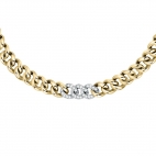 Morellato Unica pend.yg curb+3 ss pave cy lin 42cm femminile
