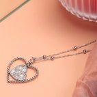 Pendente MORELLATO donna Dolcevita acciaio con cuore - 40/45 cm