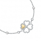 Bracciale MORELLATO Dolcevita quadrifoglio - 16/19 cm