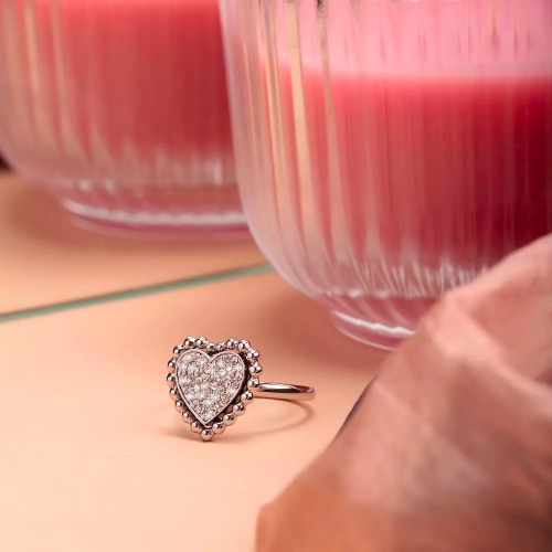 Anello MORELLATO donna Dolcevita acciaio cuore...