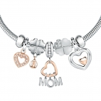 Bracciale Morellato Drops love mom 5 beads - 16/19 cm