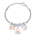 Bracciale Morellato Drops love mom 5 beads - 16/19 cm